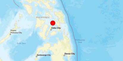 Filipinler'de 6.9 büyüklüğünde deprem