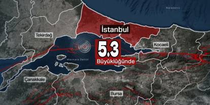 Marmara Denizi'nde 5 büyüklüğünde deprem! Çok şiddetli hissedildi