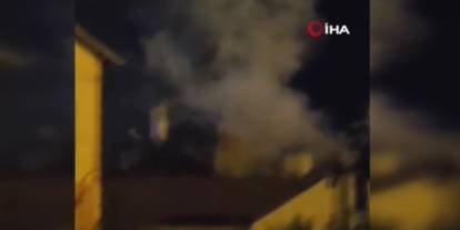 İki katlı binada yangın: 2 kişi dumandan etkilendi