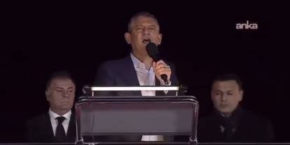 Özgür Özel'den Sarıyer mitinginde seçim vaadi: Kredi kartı faizlerini sileceğiz