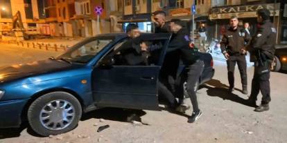 Tükürük kavgasında 5 gözaltı