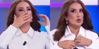 Ünlü sunucu Sinem Yıldız program anından fenalaştı