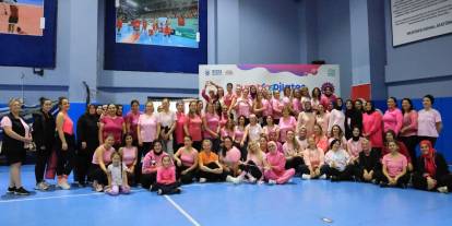 Bursa’da kadınlar zumba ve pilates dersleriyle sporla buluşuyor