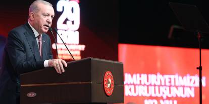 Erdoğan'dan Cumhuriyet'in 102'nci yılı mesajı