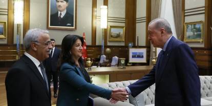 Cumhurbaşkanı Erdoğan DEM Parti heyetiyle bir araya geldi