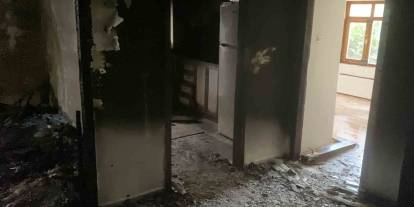 Ankara'da 4 katlı binada yangın