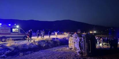 Kahramanmaraş’ta feci kaza: 2 ölü 7 yaralı