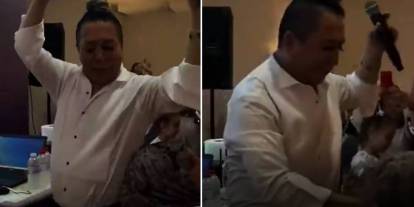 Murat Övüç kendisiyle fotoğraf çekilmek isteyen hayranının başını itti