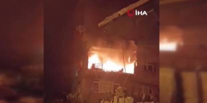 İstanbul'da bir binada patlama