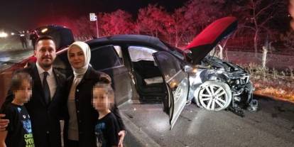 AK Parti Karaman Milletvekili Selman Oğuzhan Eser trafik kazası geçirdi