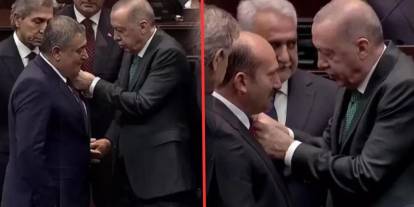 2 belediye başkanı AK Parti'ye katıldı: Rozetlerini Erdoğan taktı