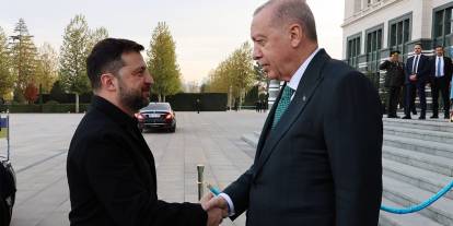 Erdoğan Zelenskiy’i Külliye’de ağırladı