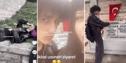 Ayşenur Halil ve İkbal Uzuner'i katleden katil Semih Çelik'i övdüler! İkbal Uzuner'in mezarında skandal hareketler