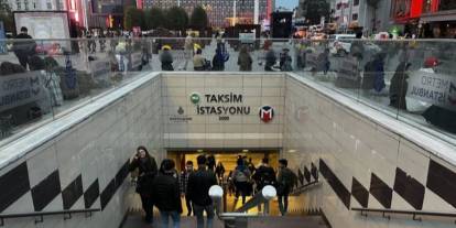 Taksim’de metro istasyonları geçici olarak kapatılıyor