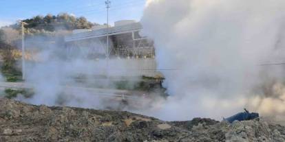 Aydın’da Jeotermal hattında patlama
