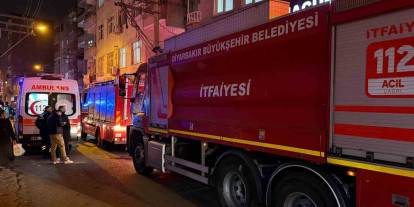 Eşine sinirlendi ateşe verdi