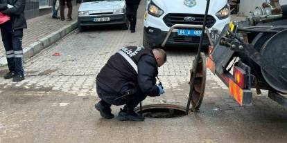 Kanalizasyonda cenin bulundu