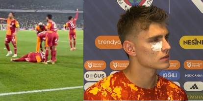 Galatasaray- Fenerbahçe maçında korku dolu anlar! Genç oyuncu hastaneye kaldırıldı