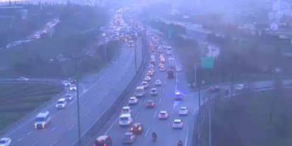 Bağcılar TEM Otoyolu’nda zincirleme kaza