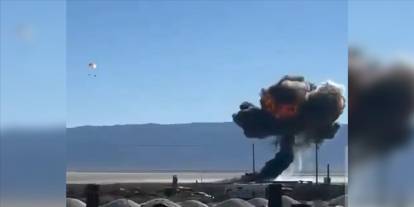 ABD semalarında korku dolu anlar: Hava Kuvvetleri gösteri uçağı düştü