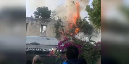 Sultanahmet Meydanı’ndaki restoranda yangın