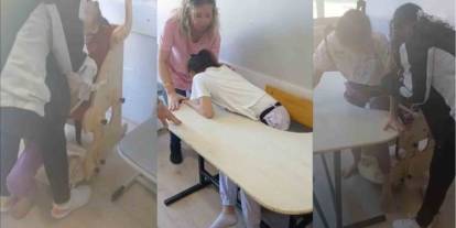 Otizmli öğrencileri sıralara bağlamış: Bursa'da şoke eden görüntü