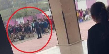 Ortaokulda dehşet: Müdür öğrenciyi yakasından tutup yere fırlattı