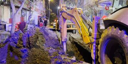 Avcılar İSKİ çalışmasında göçük: Yaralı var