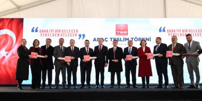 Türkiye Belediyeler Birliği’nden 55 belediyeye araç desteği