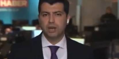 TRT Haber canlı yayınında sinir krizi geçirip ceketini yırttı