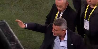 Fenerbahçe- Beşiktaş derbisinde Sadettin Saran hareketliliği