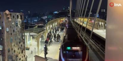 Haliç’te metro alarmı: Teknik arıza seferleri aksattı