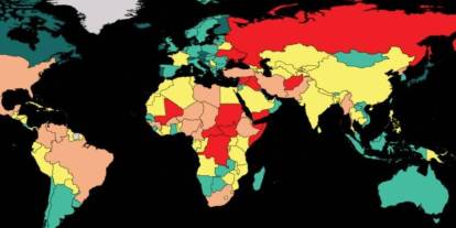 Dünyanın en tehlikeli ülkeleri açıklandı: Türkiye’nin sırası dikkat çekti
