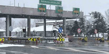 Anadolu otoyolunda kontrollü geçiş