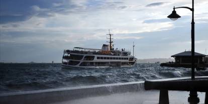 İstanbul’da vapur seferi iptal edildi