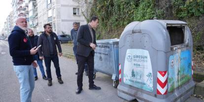 Giresun Belediyesi çöp toplama sisteminde değişikliğe gitti