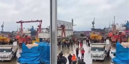 Yalova’da fırtına alarmı: Çatılar uçtu, vinç devrildi