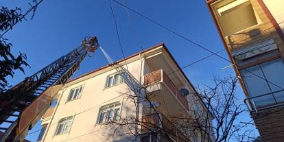 Mangal yakmak istedi evi yaktı