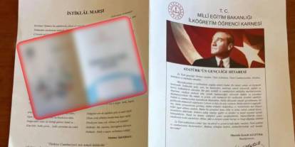 Karneden Atatürk'ün fotoğrafı kaldırıldı! Veliler ve öğretmenler tepki gösterdi: İşte 1. ve 2. sınıflara verilen karne