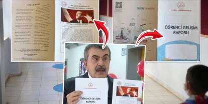 Bakan Tekin'den 'Atatürk'süz karne' açıklaması: Muhalefet niyet okuyor