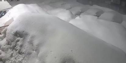 Rusya Kamçatka'da kar kalınlığı 3 metreyi geçti