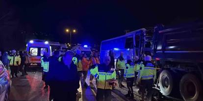 TEM Otoyolu'nda facia: 1 ölü 19 yaralı