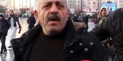 Sokak röportajındaki sözleri emekliler tarafında tepki çekti: “Bu ülkede kimse aç değil”