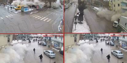 Depremin yeni görüntüleri ortaya çıktı: 6 Şubat'ta ikinci sarsıntının yıkımı kamerada