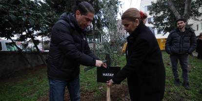 Bakırköy’de 6 Şubat depremleri anısına fidan dikimi ve tatbikat