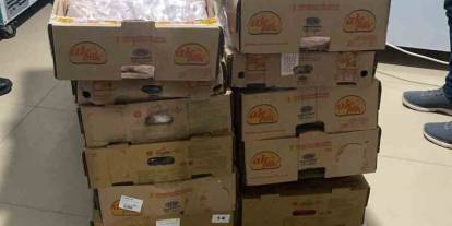 Tavuk eti deposunda şoke eden görüntü