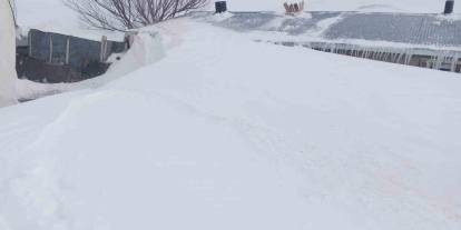 Ağrı’da kar esareti: Evler kar yığınlarının arasında kaldı