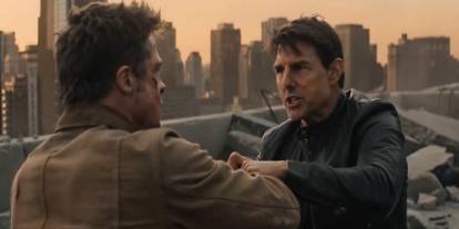 Brad Pitt ile Tom Cruise'un dövüştüğü video yayıldı! Hollywood ayağa kalktı