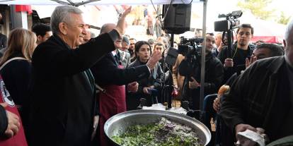 Mansur Yavaş, Kalecik’te Hamsi Şöleni’ne katıldı