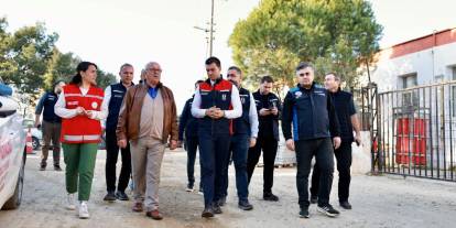 Bodrum’da devam eden altyapı çalışmaları incelendi